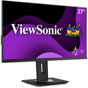 ViewSonic VG2755 27 Inch IPS 1080p Monitor with USB C, HDMI, DisplayPort, VGA and 40 Degree Tilt Ergonomics for Home and Office