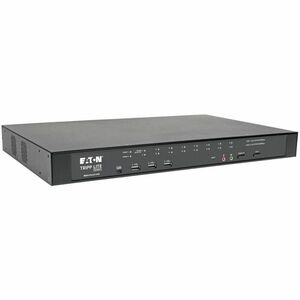 Eaton Tripp Lite Series NetDirector 16-Port Cat5 KVM over IP Switch - Virtual Media, 1 Remote + 1 Local User, 1U Rack-Mount, TAA