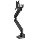 StarTech.com Desk Mount Monitor Arm with 2x USB 3.0 ports, Slim Single Monitor VESA Mount up to 34" (17.6lb/8kg) Display, C-Clamp/Grommet - PEGASUSS 