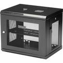 StarTech.com 2-Post 9U Wall Mount Network Cabinet, 19" Wall-Mounted Server Rack for Data / IT Equipment, Small Lockable Rack Enclosure - PEGASUSS 