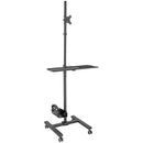 Eaton Tripp Lite Series Mobile Workstation with Monitor Mount - For 17" to 32" Displays, Height Adjustable - PEGASUSS 