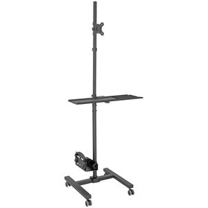 Eaton Tripp Lite Series Mobile Workstation with Monitor Mount - For 17" to 32" Displays, Height Adjustable