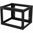Startech.com Open Frame 6u Wall Mount Server Rack For Patch Panels, Switches, Data Equipment - PEGASUSS 