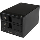 StarTech.com USB 3.0 / eSATA Dual-Bay Trayless 3.5" SATA III Hard Drive Enclosure with UASP - 2-Bay SATA 6 Gbps Hot-Swap HDD Enclosure - PEGASUSS 