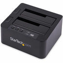 StarTech.com Standalone Hard Drive Duplicator, External Dual Bay HDD/SSD Cloner/Copier, USB 3.1 to SATA Drive Docking Station, Disk Cloner - PEGASUSS 