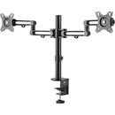 StarTech.com Desk Mount Dual Monitor Arm - Ergonomic VESA Compatible Mount for up to 32 inch Displays - Desk / C-Clamp - Articulating - PEGASUSS 