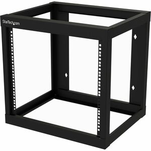 StarTech.com 2-Post 9U Heavy-Duty Wall-Mount Network Rack, 19" Open Frame Server Rack for Computer Equipment, Wall Mount Data Rack~