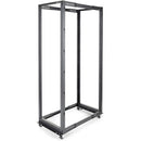 StarTech.com 4-Post 42U Mobile Open Frame Server Rack, 19" Network Rack with Casters, Rolling Rack for Computer/AV/Data/IT Equipment - PEGASUSS 