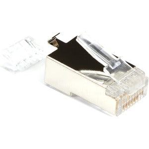 Conector modular CAT6 de Black Box para cable de calibre 23 AWG, blindado, RJ45, paquete de 100