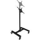Eaton Tripp Lite Series Mobile TV Stand - Height Adjustable, 13? to 42? TVs and Monitors, Locking Casters, Black - PEGASUSS 