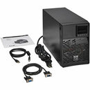 Eaton Tripp Lite Series SmartOnline 1500VA 1350W 120V Double-Conversion UPS - 6 Outlets, Extended Run, Network Card Option, LCD, USB, DB9, Tower - PEGASUSS 