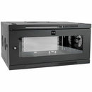 Eaton Tripp Lite Series SmartRack 6U Low-Profile Switch-Depth-Plus Wall-Mount Mini Rack Enclosure, Wide, Acrylic Window - PEGASUSS 