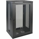 Eaton Tripp Lite Series SmartRack 21U Low-Profile Switch-Depth Wall-Mount Half-Height Rack Enclosure - PEGASUSS 
