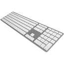 MATIAS WIRELESS BLUETOOTH ALUMINUM KEYBOARD SILVER - PEGASUSS 