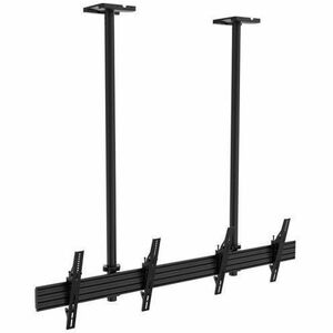 Atdec ADBS 2x1 ceiling menu board mount for 50-65" displays (Black)