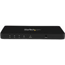 StarTech.com 4K HDMI Splitter - 4k 30Hz - 4 Port - Aluminum - Backward Compatible - HDMI Multi Port - HDMI Hub - PEGASUSS 