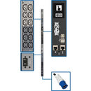 Tripp Lite by Eaton 18.7kW 200-240V 3PH Monitored PDU - LX Interface, Gigabit, 36 C13 Outlets, IEC 309 60A Blue Input, LCD, 1.8 m Cord, 0U 1.8 m Height, TAA - PEGASUSS 
