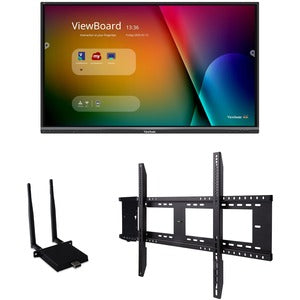 ViewSonic ViewBoard IFP6550-E1 - 4K Interactive Display with WiFi Adapter and Fixed Wall Mount - 350 cd/m2 - 65"