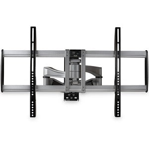 StarTech.com Full Motion TV Wall Mount for 32"-75" VESA Display, Heavy Duty Articulating Adjustable Large TV Wall Mount Bracket, Silver