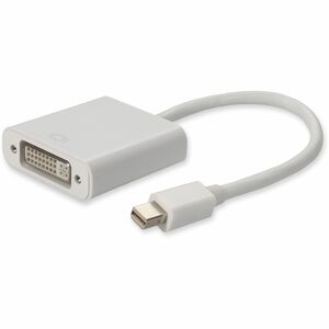 5PK Apple Computer MB570Z/B Compatible Mini-DisplayPort 1.1 Male to DVI-I (29 pin) Female White Adapters For Resolution Up to 1920x1200 (WUXGA) - PEGASUSS 