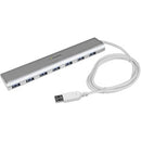 StarTech.com 7-Port USB Hub, USB A to 7x USB-A Ports, USB 5Gbps, Self-Powered, Portable Laptop USB 3.0 Hub Expansion with Power Supply - PEGASUSS 