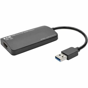 Eaton Tripp Lite Series USB 3.0 SuperSpeed to 4K HDMI Dual-Monitor External Video Graphics Card Adapter, 512 MB SDRAM - PEGASUSS 