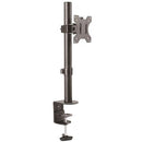 StarTech.com Single Monitor Desk Mount, Adjustable Monitor VESA Mount 34" (17.6lb/8kg) Display, Ergonomic Pole Mount Arm, C-Clamp/Grommet - PEGASUSS 