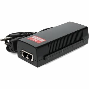 Addon 30W 10/100/1000M POE Injector with plastic shell (10/100/1000Base-T, 30W,1/2(+),3/6(-))