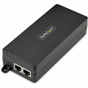 StarTech.com Inyector Gigabit PoE++ de 1 puerto y 10 Gbps, 90 W, Ethernet 2,5/5/10 G/10/100/1000 M, PoE++ (802.3af/at/bt), montaje en pared, no administrado