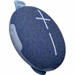 ULTIMATE EARS MINIROLL Ultra-Portable Waterproof Bluetooth Speaker, Big Bass, IP67 Dustproof, 131 ft (40 m) Range - Majestic Blue