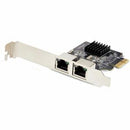 StarTech.com 2-Port Gigabit PCIe Network Adapter Card, 10/100/1000Mbps PCI Express NIC, Dual Realtek RTL8111H, TAA Compliant - PEGASUSS 