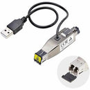 StarTech.com Gigabit Fiber to RJ45 Ethernet Media Converter Dongle, USB Powered, SMF/MMF, Single/Multimode Optical Fiber, Metal Housing - PEGASUSS 