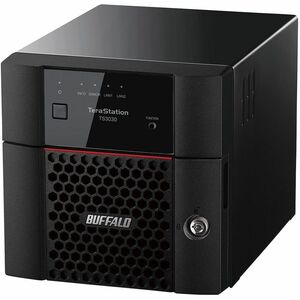 BUFFALO TeraStation 3230DN 2-Bay Desktop NAS 8TB (2x4TB) HDD Included 2.5GBE iSCSI TAA Compliant