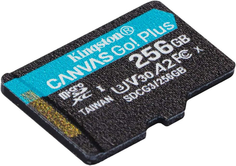 256GB Canvas Go plus Microsdxc Card | up to 170Mb/S | UHS-I, C10, U3, V30, A2/A1 | with Adapter | SDCG3/256GB