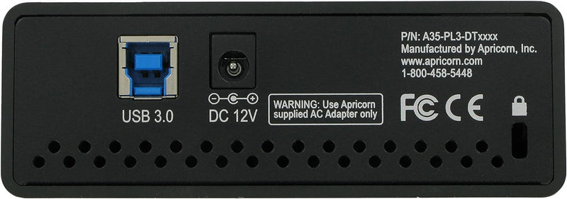 16TB Aegis Padlock DT 256-Bit Encrypted USB 3.0 Hard Drive (ADT-3PL256-16TB) 16TB Padlock