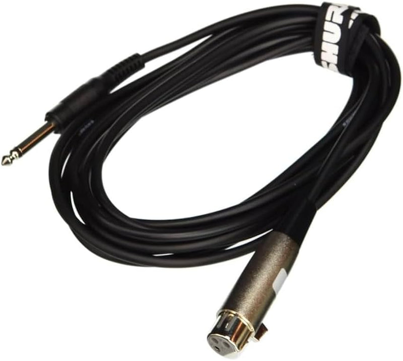 Shure C20AHZ 20-Feet Cable with 1/4-Inch Phone Plug on Equipment End (Pin 2 Hot)