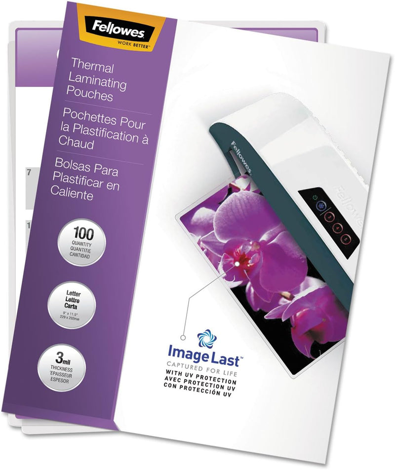 52454 Laminating Pouches 100Pk Clear