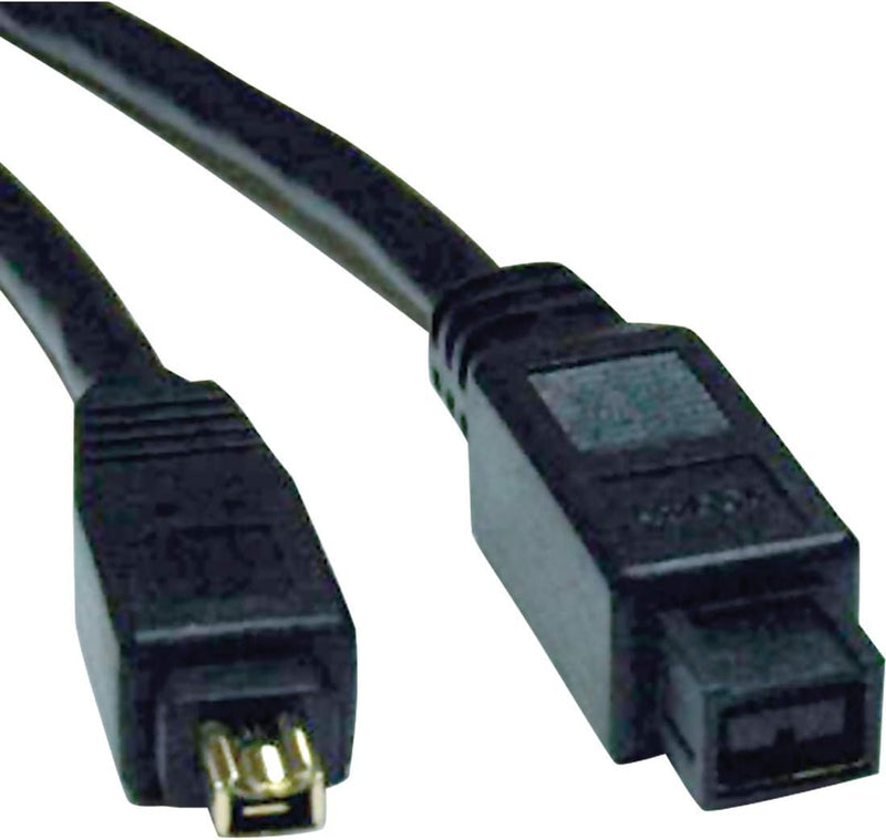 Firewire 800 IEEE 1394B Hi-Speed Cable (9Pin/4Pin) 6-Ft.(F019-006) Black