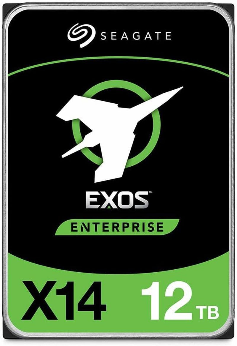 12TB HDD Exos X14 SATA 6Gb/S 512E 7200RPM 3.5" Enterprise Hard Drive (Renewed)