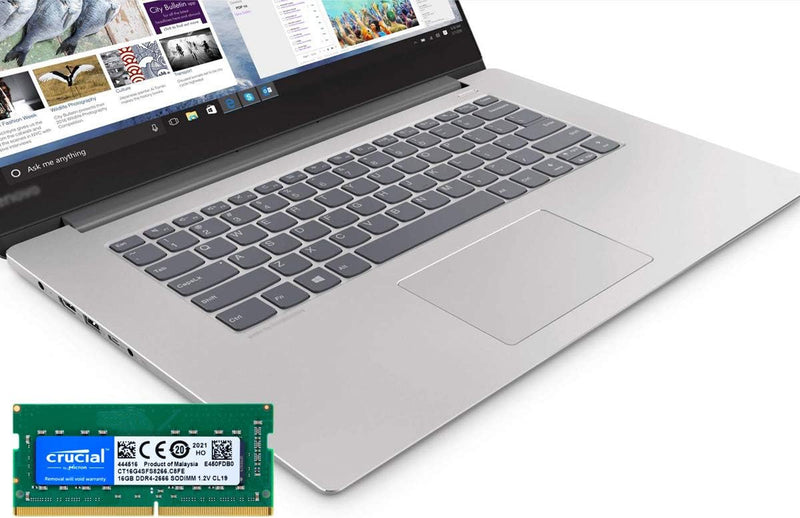16GB DDR4 SDRAM Memory Module - for Notebook - 16 GB - DDR4-2666/PC4-21300 DDR4 SDRAM - CL19-1.20 V - Non-Ecc - Unbuffered - 260-Pin - Sodimm (CT16G4SFS8266)
