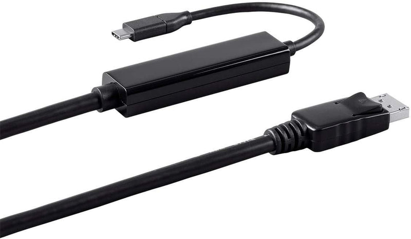 USB 3.1 Type-C to Displayport Cable - Active, 5Gbps, up to 4K@60Hz, 10 Feet, Black