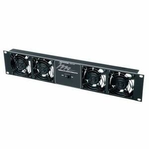 Middle Atlantic UQFP Series Ultra Quiet Fan Panel - 100 CFM Fan Panel - Black - PEGASUSS 