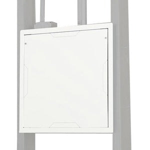 Chief Large In-Wall Storage Box with White Flange and Cover - For LCD Displays - Black - PEGASUSS 