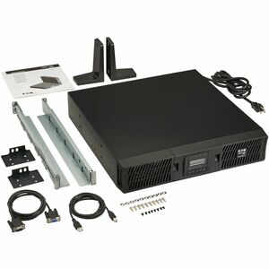Eaton Tripp Lite Series SmartOnline 1500VA 1350W 120V Double-Conversion UPS - 8 Outlets, Extended Run, Network Card Included, LCD, USB, DB9, 2U Rack/Tower - PEGASUSS 