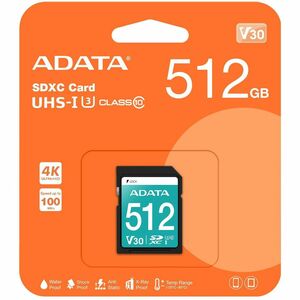 Adata Premier Pro 512 GB Class 10/UHS-I (U3) V30 SDXC - PEGASUSS 