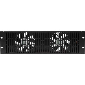 Sanus Component Series 3RU Ultra Quiet AV Rack Fan - Black - PEGASUSS 
