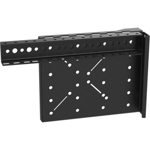 On-Q VWM-RR-4RU Mounting Rail Kit for Cabinet - Black - TAA Compliant - PEGASUSS 