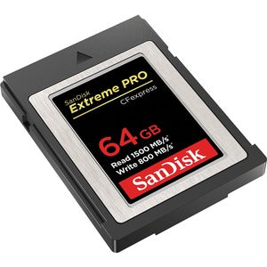 SanDisk Extreme PRO 64 GB CFexpress Card Type B - 1 Pack - PEGASUSS 