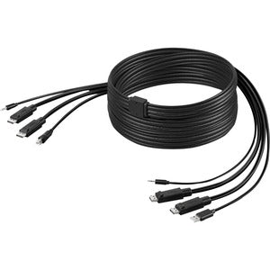 Belkin TAA DUAL DP/USB/AUD SKVM CBL, DP M/M; USB A/B, 10' - PEGASUSS 