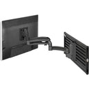 Chief Kontour K1S Dynamic Slatwall Monitor Mount - For 10-30 Inch Displays - Single Monitor Mount - Black - PEGASUSS 